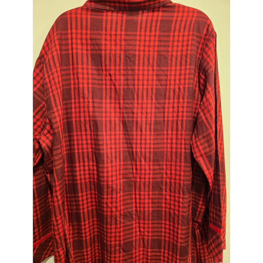 Victoria's Secret Red And Black Plaid PJ Dress Size XXL Nwt - Picture 7 of 7